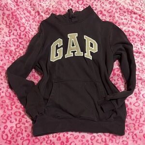 GAP Dark Hoodie with Cream Logo